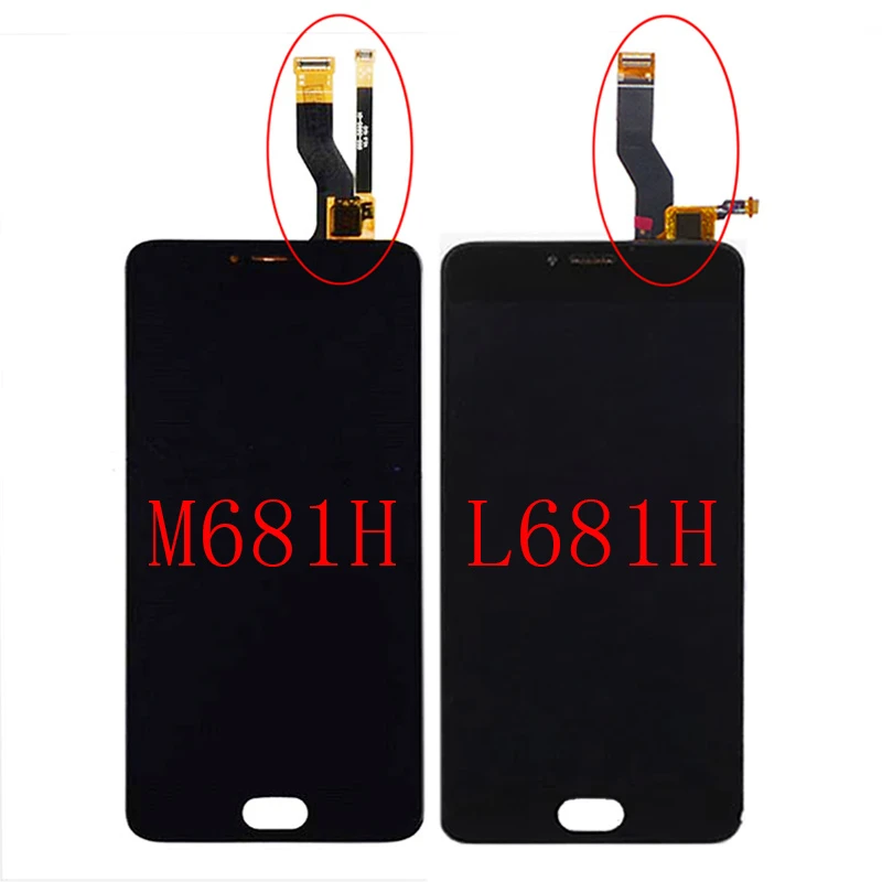 

BKparts LCD For Meizu M3 Note L681H M681H LCD Display Touch Screen Digitizer Complete Assembly Replacement