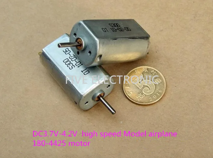 

Strong magnetic/Carbon brush DC4.2V 25000rpm high speed/ High Power Model airplane 180-4425 motor