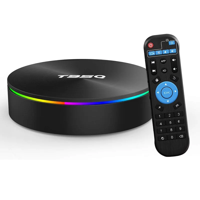 

T95Q Android TV BOX Amlogic S905x2 Android 8.1 Smart TV BOX Support Quad Core 2,4G y 5 GHz Dual wifi BT4.1 Media Player