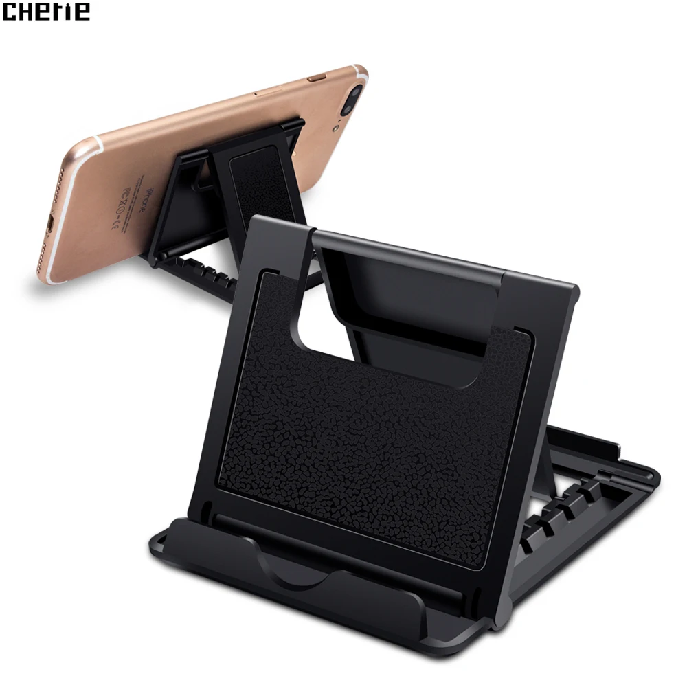 

Cherie Universal Mobile Phone Stand Desk For iPhone XS Max Xiaomi mi 9 Samsung S10+ iPad Cell Phone Holder Tablet Stand Soporte