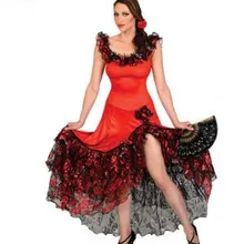 Цыганские танцевальные костюмы для женщин, цыганский костюм, испанская танцевальная одежда, красные танцевальные костюмы для женщин, танцевальные костюмы фламенко
