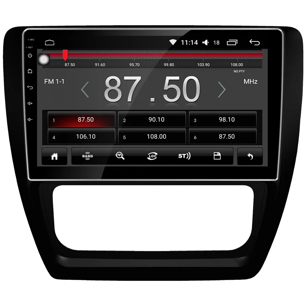 Perfect 10.1" IPS 4G DSP Carplay Android 8 Octa Core 4GB RAM 64GB ROM Car DVD Multimedia Player Stereo For Volkswagen Sagitar 2012-2018 2