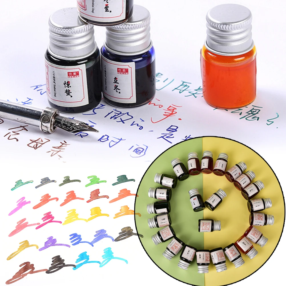 5ML/Bottle Handmade Gold Powder Color Ink For Fountain Dip Pen