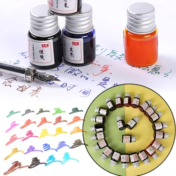 

5ML/Bottle Handmade Gold Powder Color Ink For Fountain Dip Pen Calligraphy Writing Painting Graffiti Non Carbon