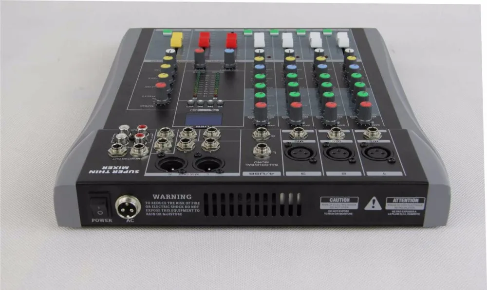 Дешевые CT 40 usb 4 канальный микшерный пульт DJ микшер звук mp3|Сценическое