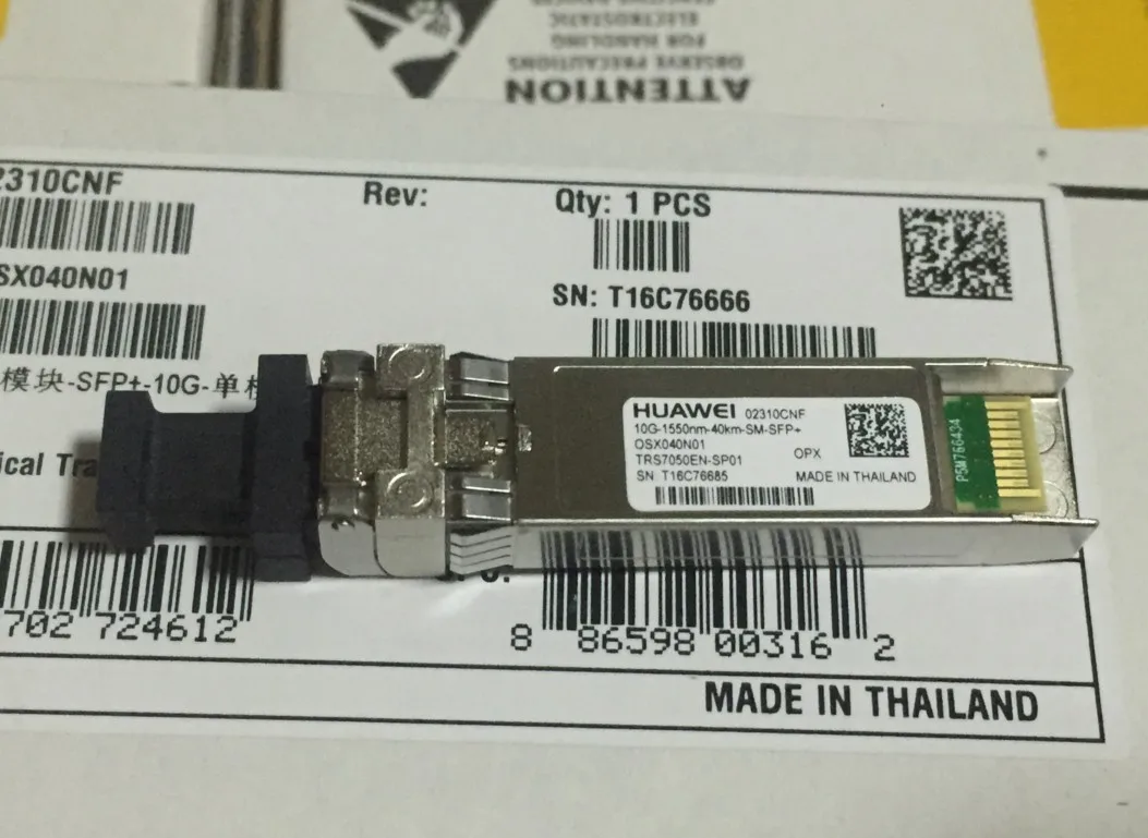 Оригинальный HW SFP + 40 км OSX040N01 1550 нм 40 км одномодовый lc