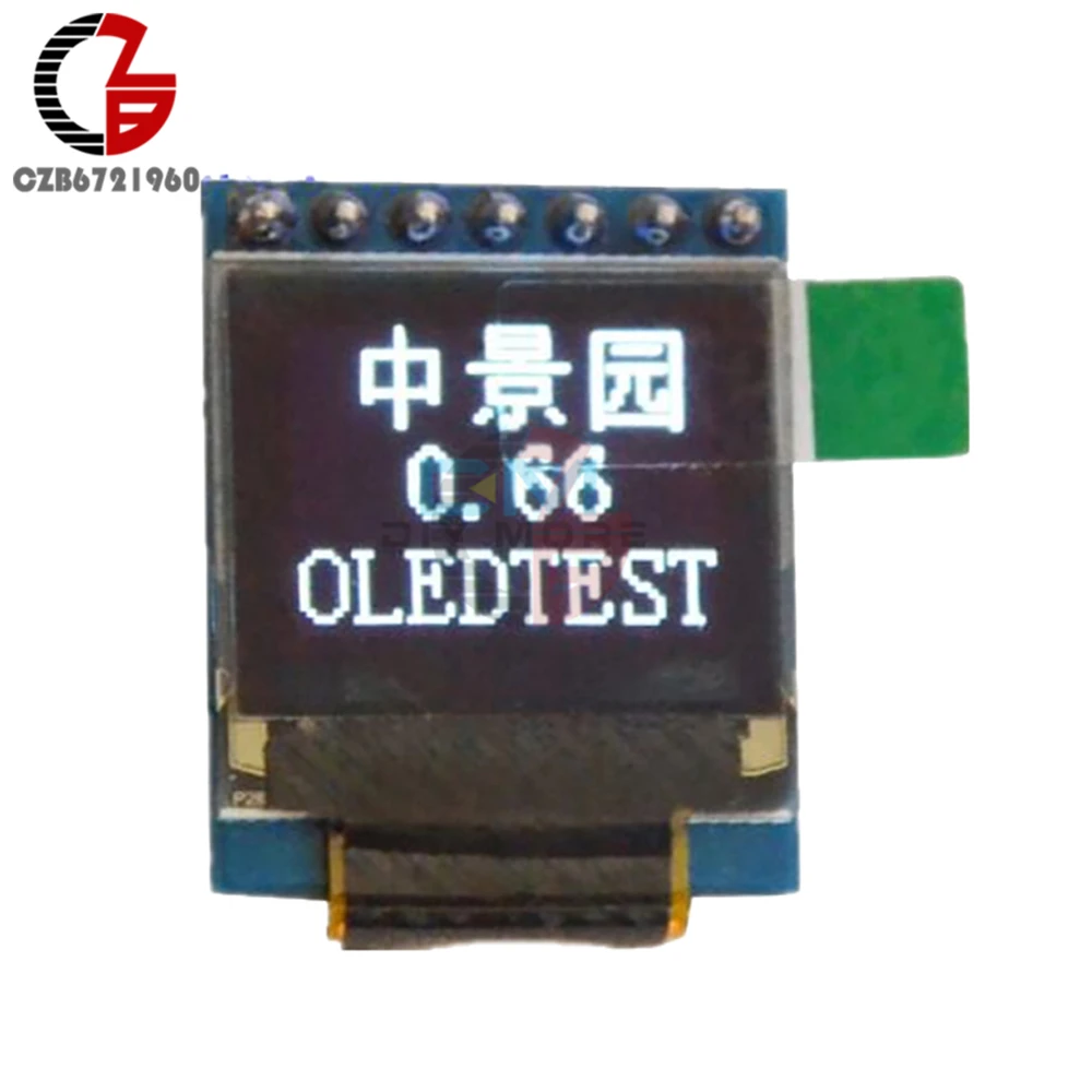 Белый 1 8 дюймовый OLED дисплей 7 контактный модуль 64x48 3 5 ЖК экран SPI для Arduino AVR STM32|spi