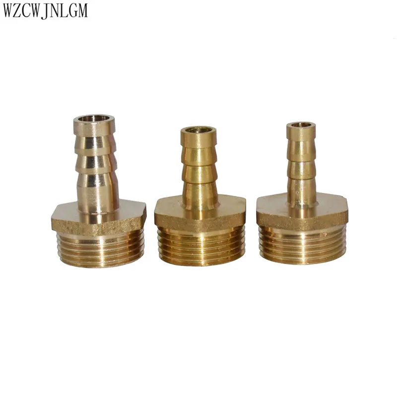 

Brass Pipe Fitting 8mm 10mm 12mm Hose Barb Tail G3/4 BSP Male Connector Joint Copper Coupler Adapter 1pcs