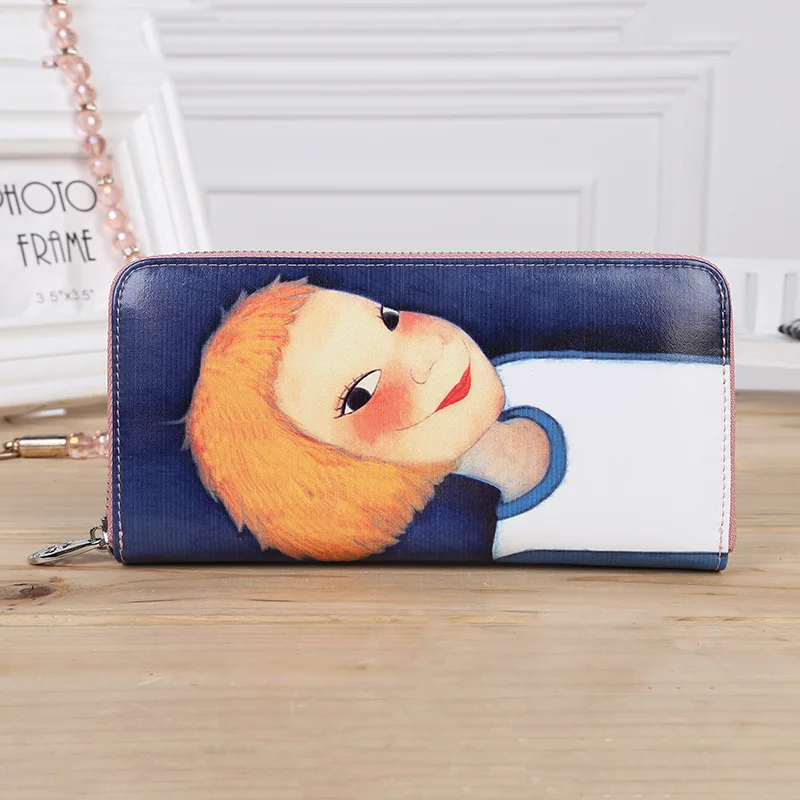 

Fashion Cartoon Leather Wallet wome Coin Purse Children Zip Change Purse Wallet Movie Kids Girl Women Pouch Bolsa For Gift
