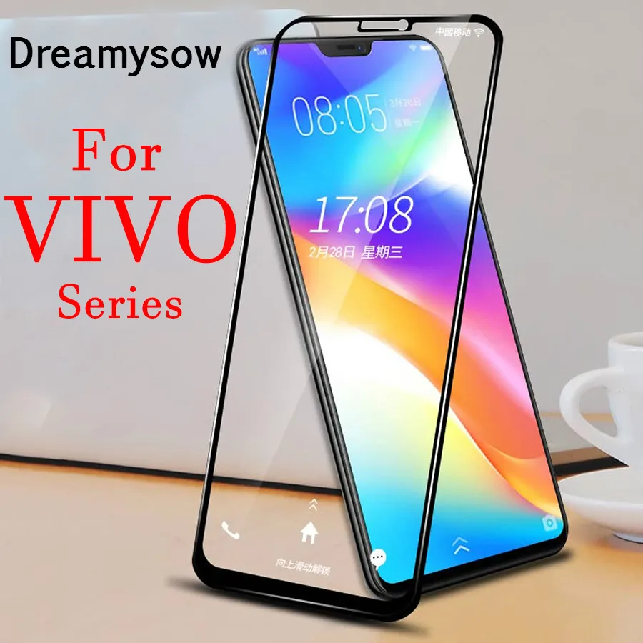 С уровнем твердости 9H закаленное Стекло пленка для Vivo V11 Pro V11 Y83 Y81 X21 V9 Молодежные полное защитное покрытие, защитное стекло 2.5D высококачественный защитный чехол для OPPO F7 F5