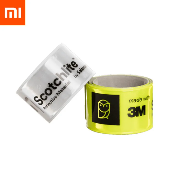 Xiaomi mijia miaomiaoce 38CM Night Reflective Wrist Band One Second Quick Wearing Automatic Flexible Fluorescent Light Strap | Электроника