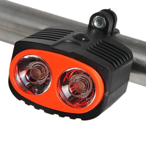 2* Светодиодный Блестящий Фонарь велосипедный руль светильник велосипедный предупреждающий световой сигнал водонепроницаемый передний светильник для велоспорта водонепроницаемый