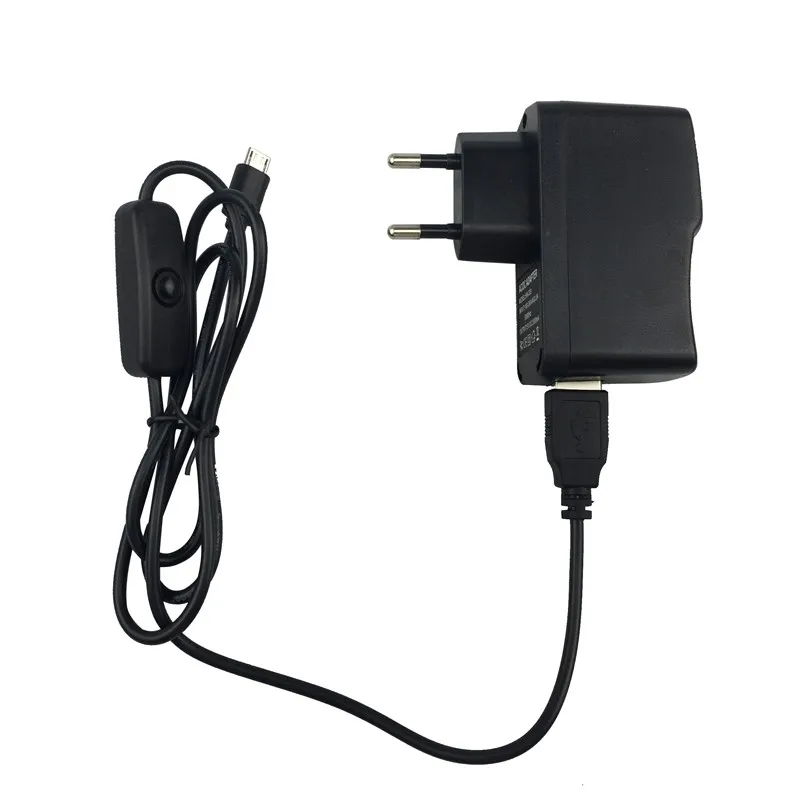 

Raspberry Pi Zero Power Adapter 5V 2A Power Charger Power Supply for order RPI Zero RPI 0 W EU US UK Plug Available