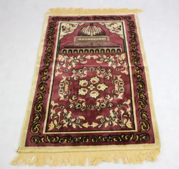 Новый жаккард Исламская мусульманская молитва коврик Salat Musallah Молитвенный Ковер