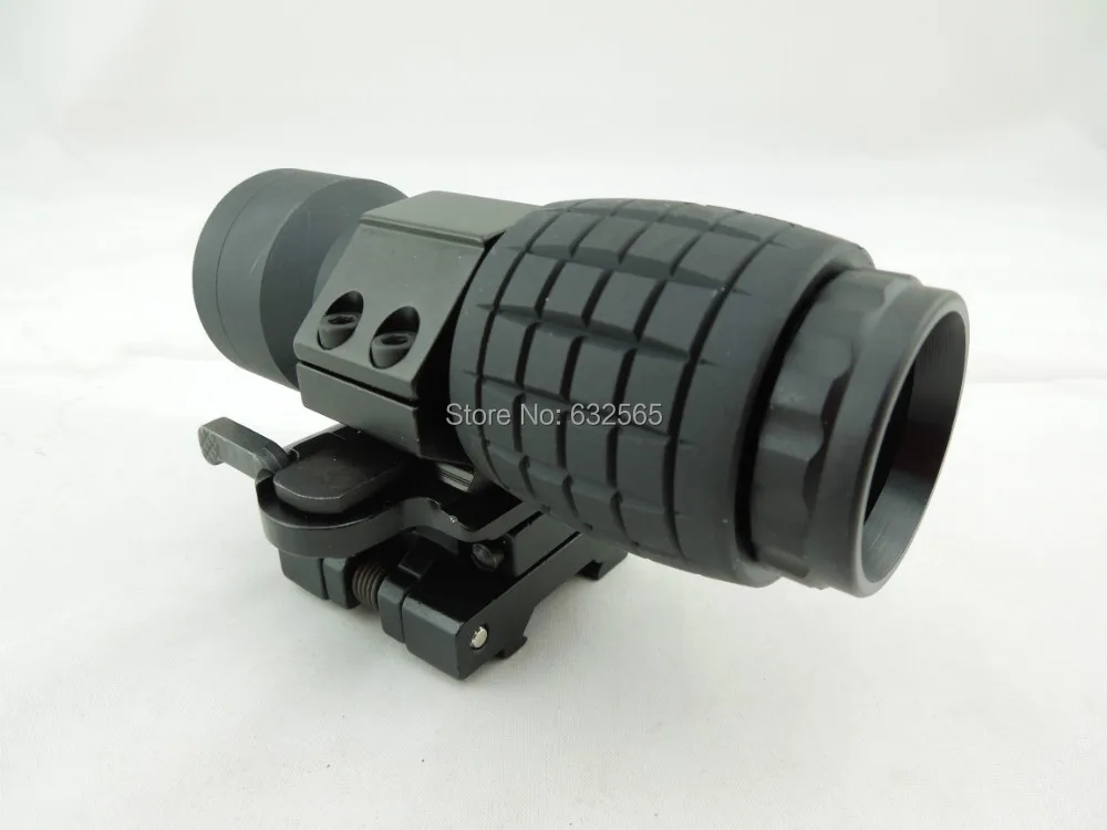 

Tactical Hunting Shooting 3x Magnifier Red Dot Scope Fits Aim Sight with QD mounts for weapon kit gun