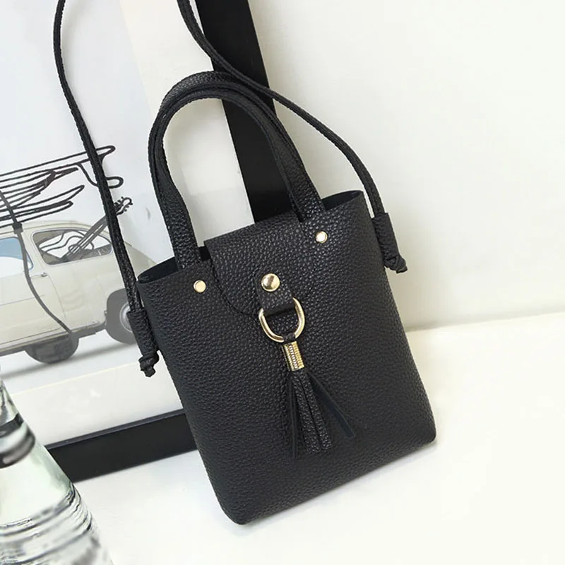 www.bagssaleusa.com/product-category/backpacks/ : Buy Women PU Leather Mini Shoulder Bag Crossbody Phone Purse Bags with Tassel ...