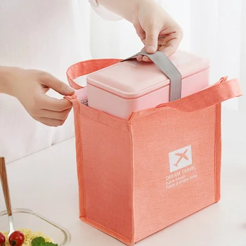 

Fashion Lunch Bag Organizer Children's Thermal Insulated Food Fresh Bento Office Picnic Cooler Drink Ice Pack Accessories Items
