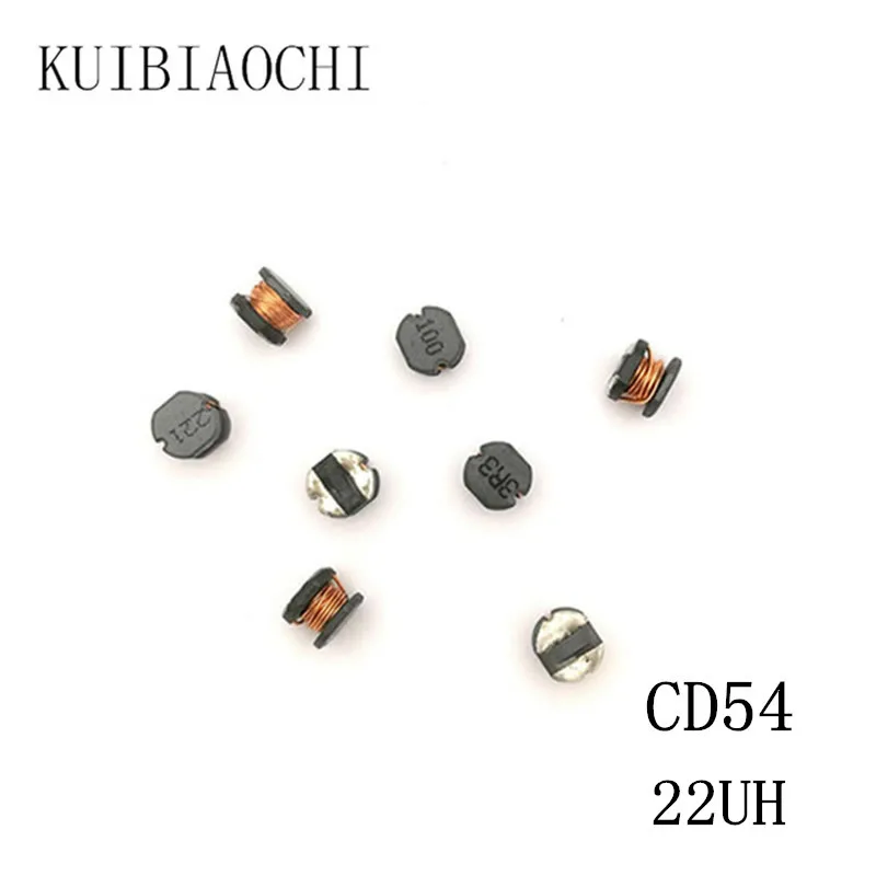 50 шт./лот Катушка Индуктивности SMD CD54 22UH 220 5,8*5,2*4,5 MM неэкранированный обмотка индуктора