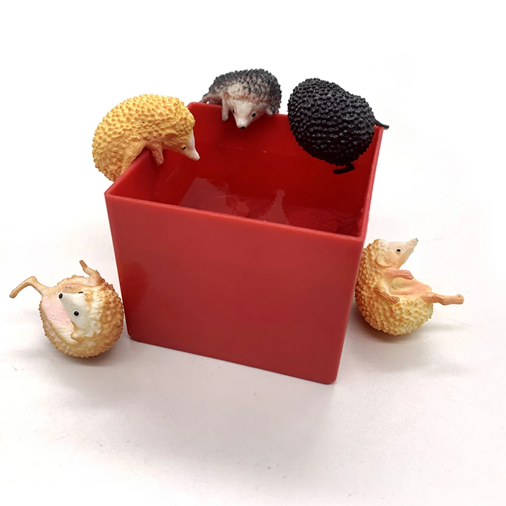 Япония оригинальные капсулы игрушки милые домашние животные 5 стилей мини-Ежик стекло гашапон фигурки настольные Дети Декор для рождества, дня рождения