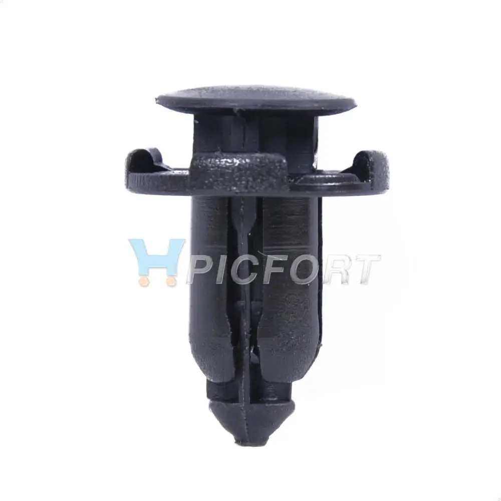 100 Pcs Fender /& Bumper Push-Type Clip Retainer MR-200300 For Mitsubishi Honda