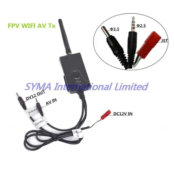 FPV 5 8G 200mW 8CH AV передатчик TS351 + RC305 приемник 802W WIFI SJ4000 камера с av кабелем для Cheerson CX 20
