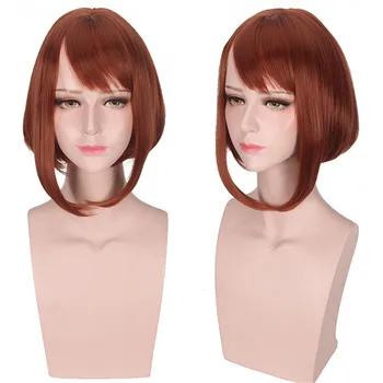

Hero Academy Boku no Hiro Akademia OCHACO URARAKA Cosplay Wig For Women Girls Halloween fancy ball party uniform wig