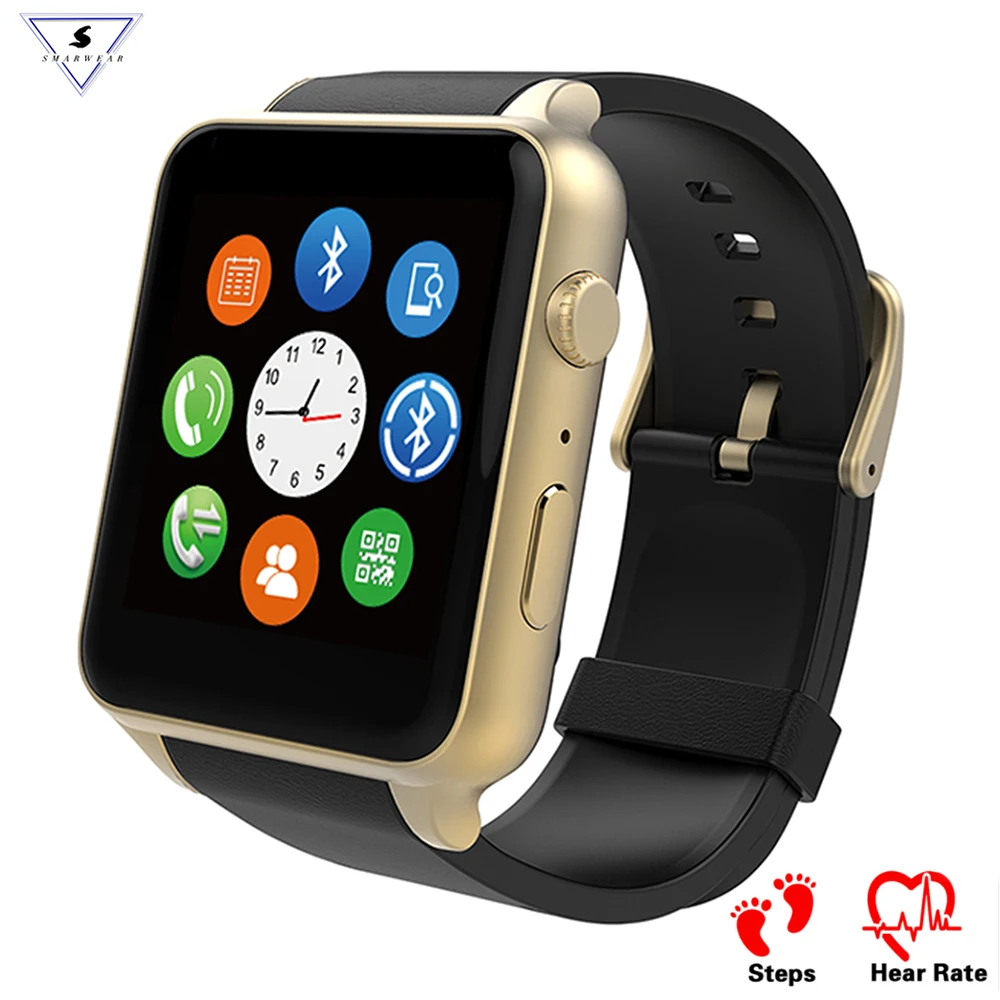 

100%Original Heart Rate Monitor Bluetooth waterproof Smart watch GT88 Smartwatch Support SIM Card For IOS Android pk apple watch