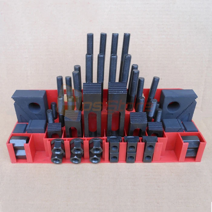 Metex фрезерный станок зажимной набор 58 шт. мельница зажим комплект тиски M12 58 шт. зажимной инструмент