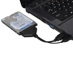 DeepFox двойной USB 3,0 на SATA 3 2,5 дюймов 22pin жесткий диск кабель SATA для ноутбуков Жесткий диск SSD
