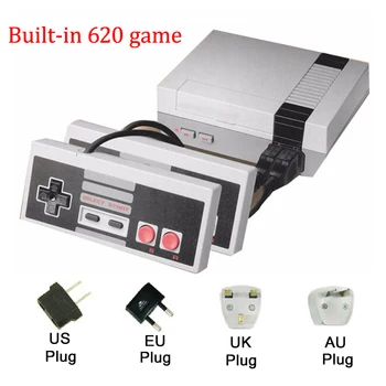 

10PCS 2018 Two Button Mini TV Handheld Game Console Video Game Console For Nes Games with 620 Different Built-in Games PAL&NTSC