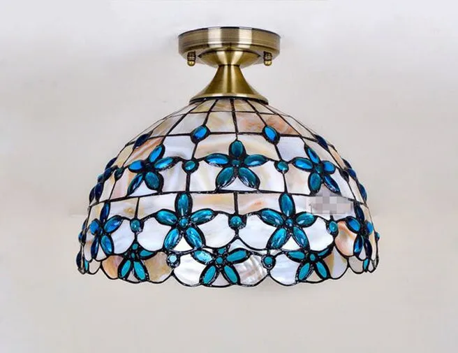 Blue Lilac Ceiling Light 17