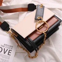 C кольцом орган сумка коровья кожа дизайнерские женские сумочки модный бренд обувь для девочек высокое качество Наплечные сумки Fla