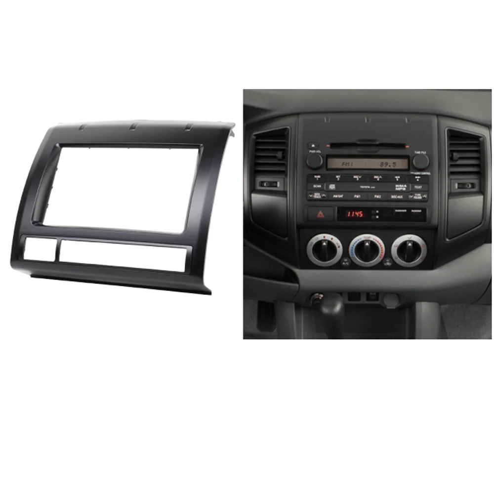 Двойная Din стерео панель для Toyota Tacoma 2013-2005 Радио Рамка CD DVD Fascia Dash монтаж установка комплект отделка