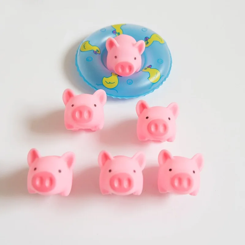 

2018 New Hot Cute Pink Pig Toys To Called Spoof Toys Soft Sister Unicorn De-stressing Ballssquash Anti-stress Toy Squishy Set