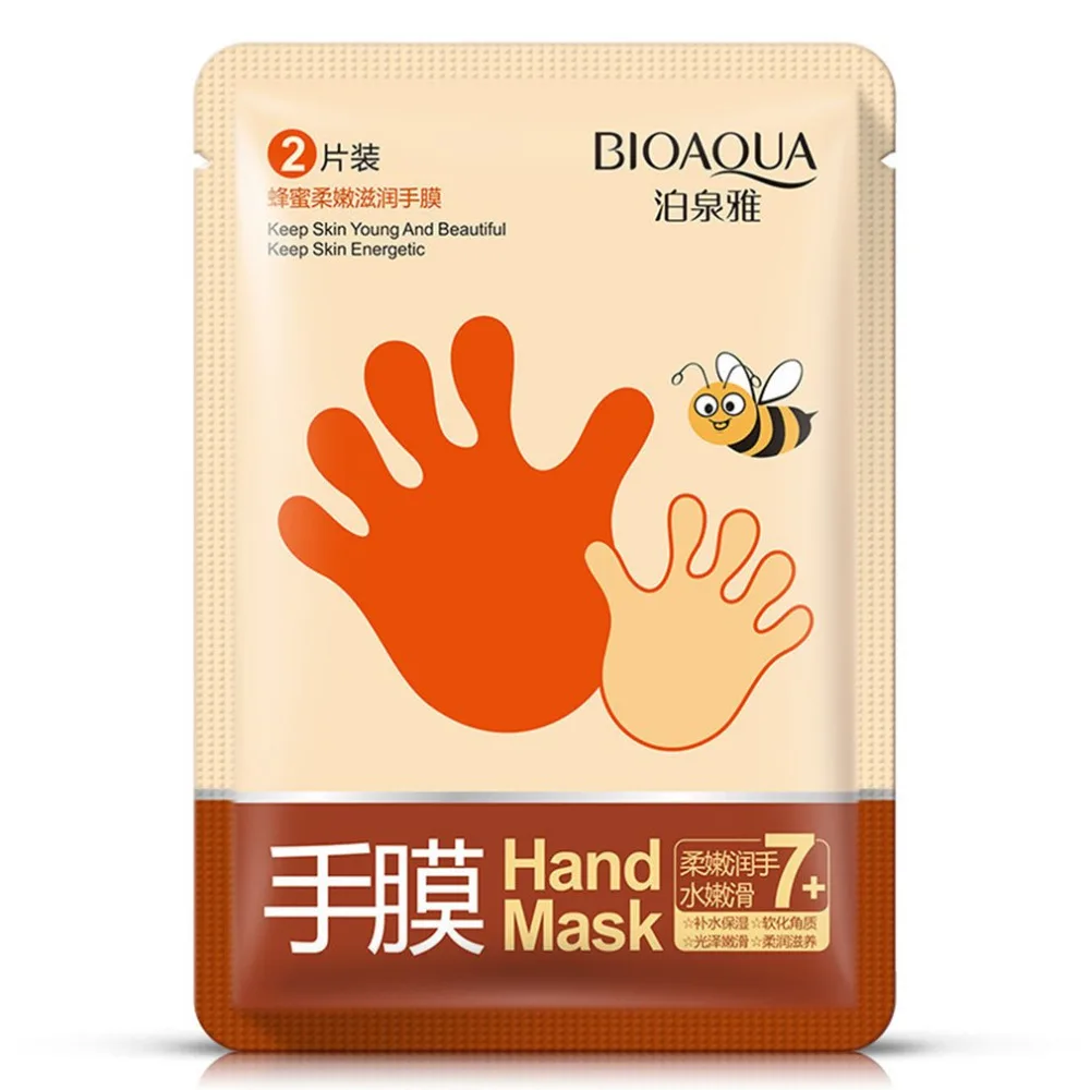 

Honey Hand Mask Moisturizing Whitening Hand Skin Care Exfoliating Calluses Hand Film Hand Cream Smoothing Waxing Mask Drop ship