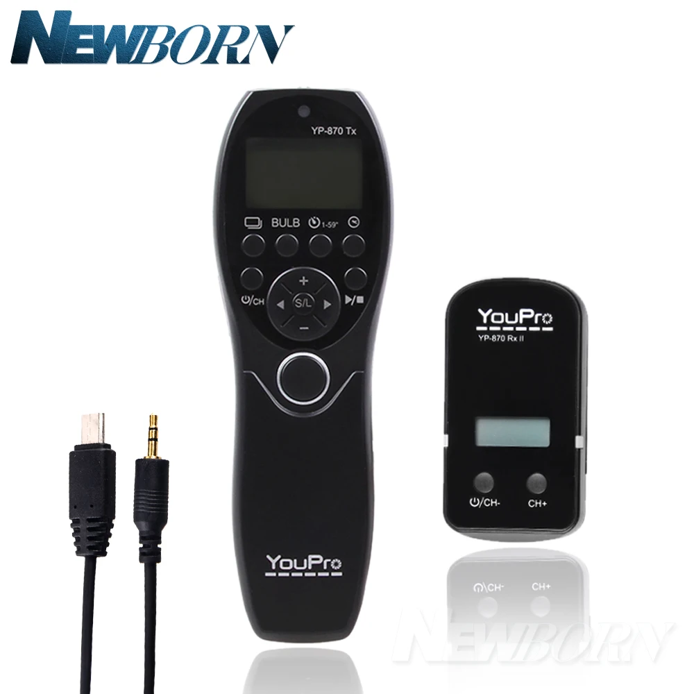 Беспроводной пульт дистанционного управления таймером затвора YouPro YP 870II S2 для Sony
