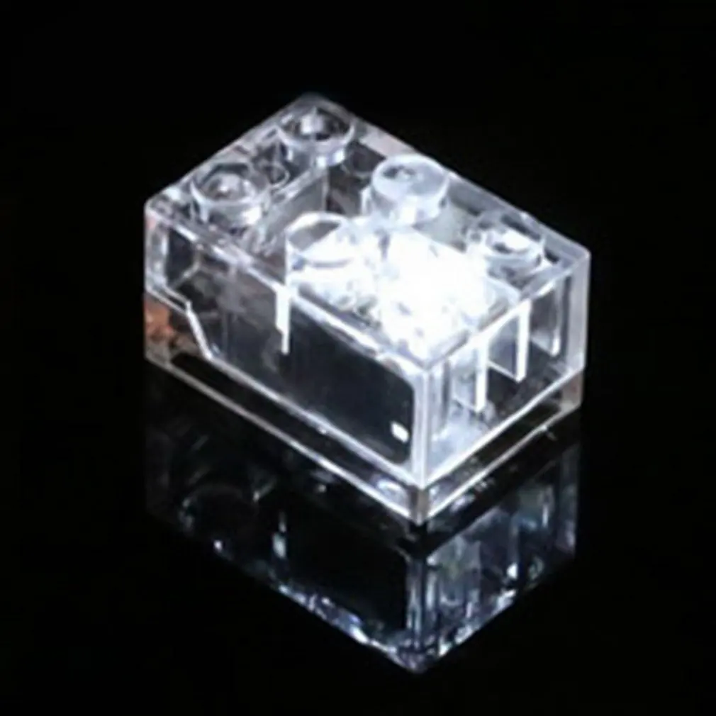 

1pcs Light Up Building Bricks Blocks Flash Accessories for Cars Puzzle Small Particles DIY Blocks Toys Led Lights Luminous Toy