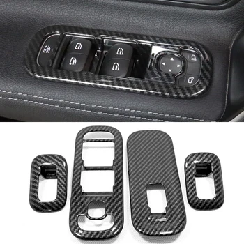 

ABS Car Inner Accessory Window Button Cover Frame 4pcs for Mercedes-Benz A-Class W177 2019