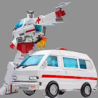 G1 Transformation Ratchet Oversize MPP30 MPP-30 TF Alloy Metal Enlarge MP30 MP-30 ambulance Leader Figure Robot Toys