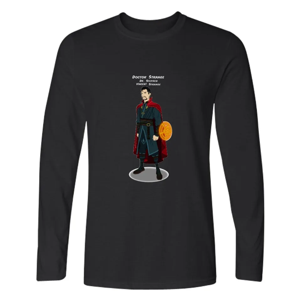 

DOCTOR STRANGE TShirt Men Long Sleeve T Shirt Men Funny Print and T-shirt Men Luxury Street Wear Tee Shirts 3XL 4XL