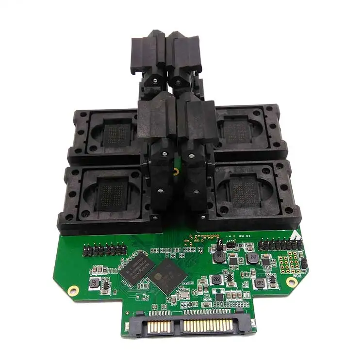 BGA152 один перетащить четыре флип испытательном стенде SM2258H мастер SSD флэш-накопитель на испытательном стенде