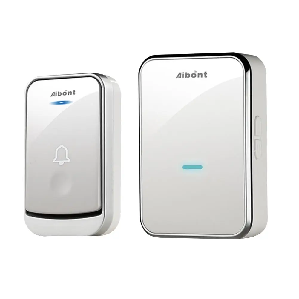 

WIFI Wireless Doorbell Bodyguard Smart Power Remote Control Exchange Kit 1 Push Button Transmitter 1 Receiver 45 Music
