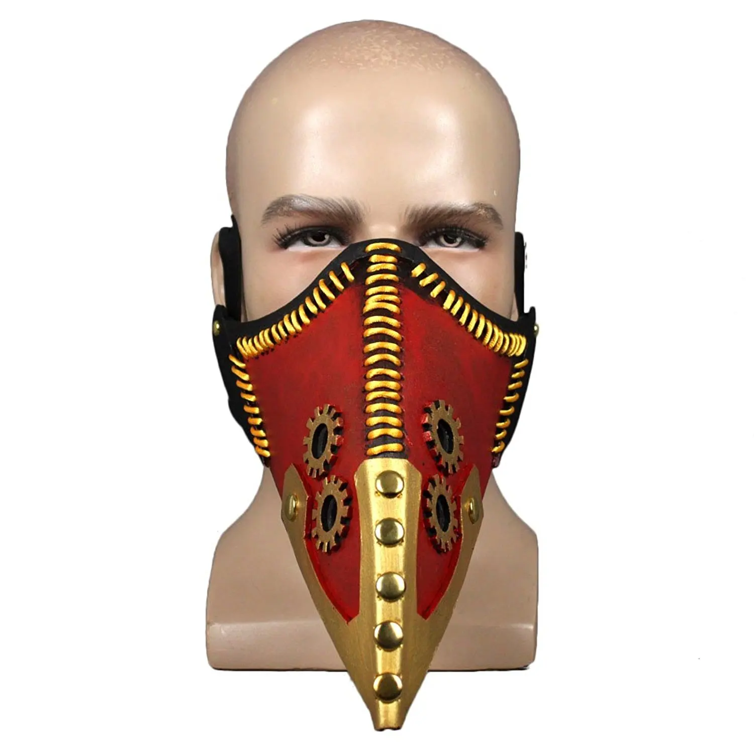 

My Hero Academia Overhaul Plague Doctor Masks Cosplay Prop PVC Half Face Mask