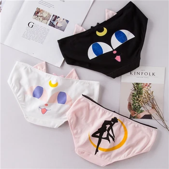 

Beautiful Girl Soldier Lovely Cartoon Girls Cotton Underwear women panties strings onderbroeken vrouwen calcinha sem costura
