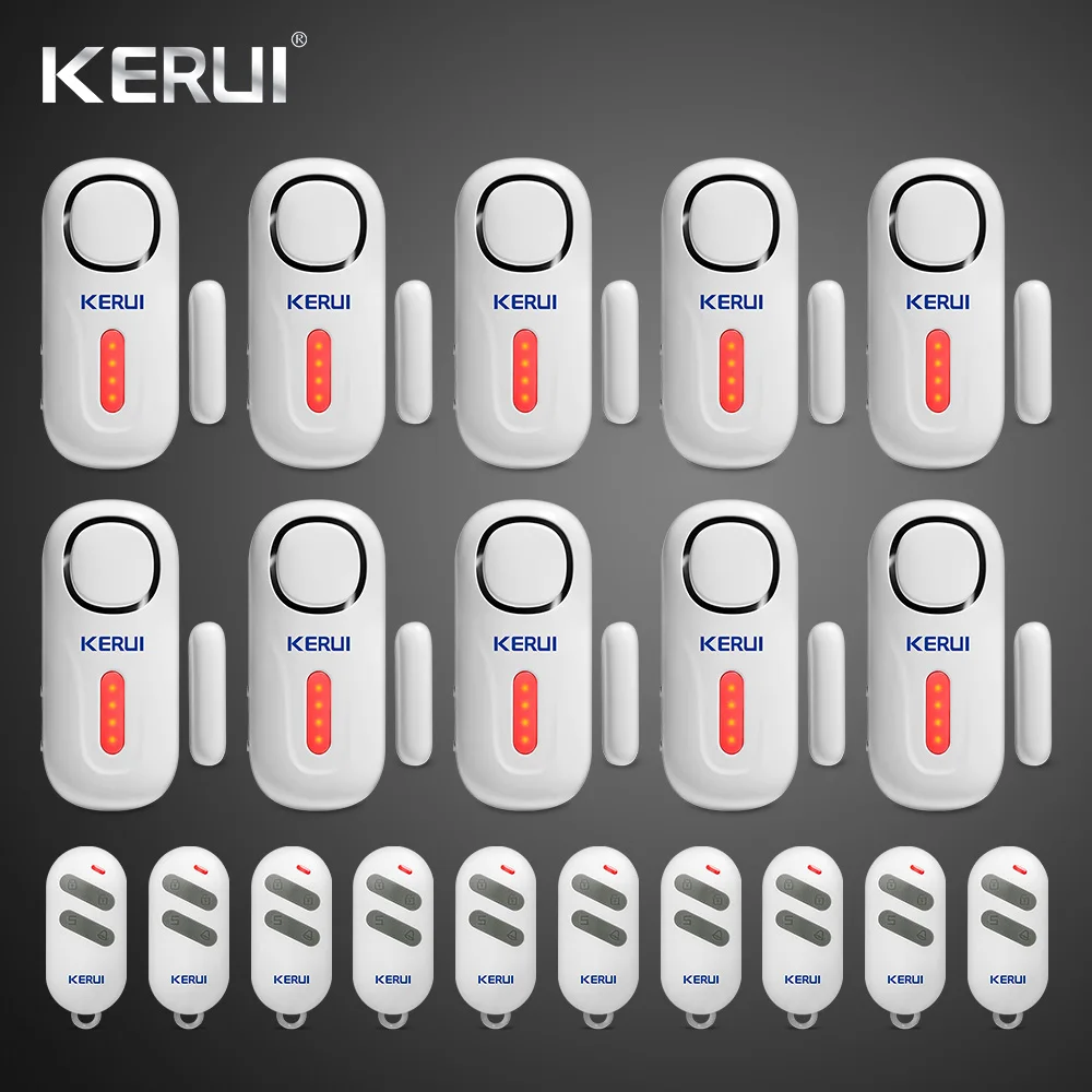 KERUI D2 датчик двери окна Сигнализация PIR Магнитная Беспроводная сигнализация система безопасности с дистанционным управлением сигнализация
