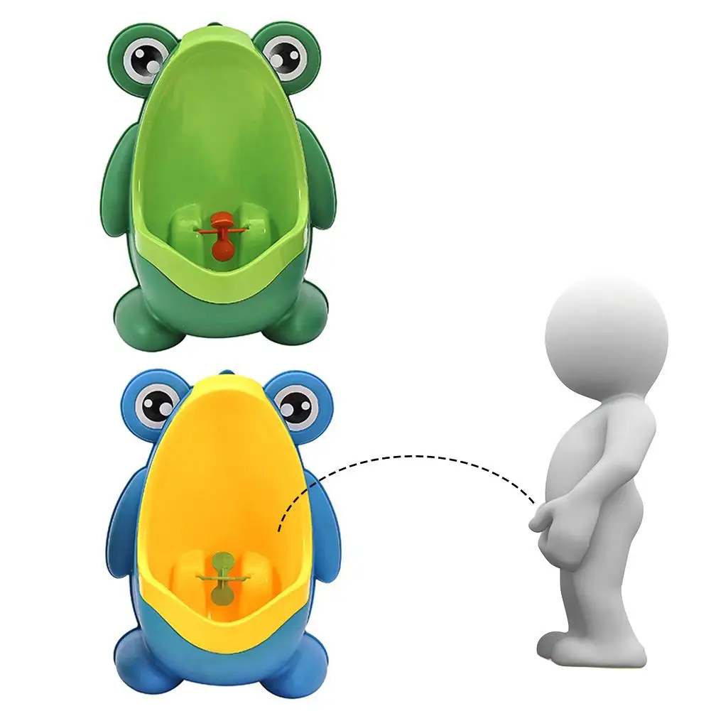 Форма лягушки Детский горшок для туалета обучающий писсуар игрушка Мальчики писсуар питание настенный стенд вертикальный писсуар
