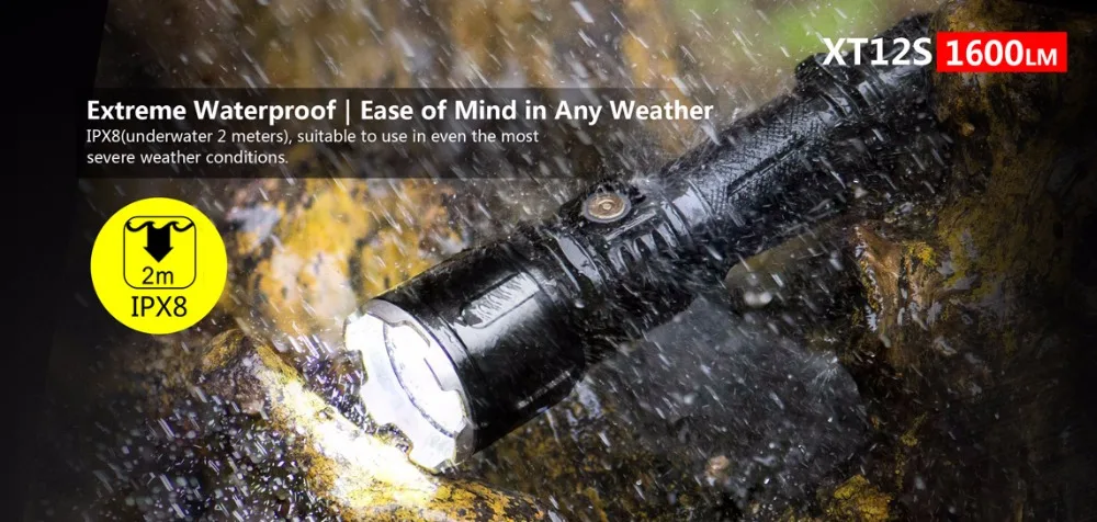 Кларус XT12S CREE XPH35 HI D4 1600LM луч бросать 402 измеритель перезаряжаемый светодиодный