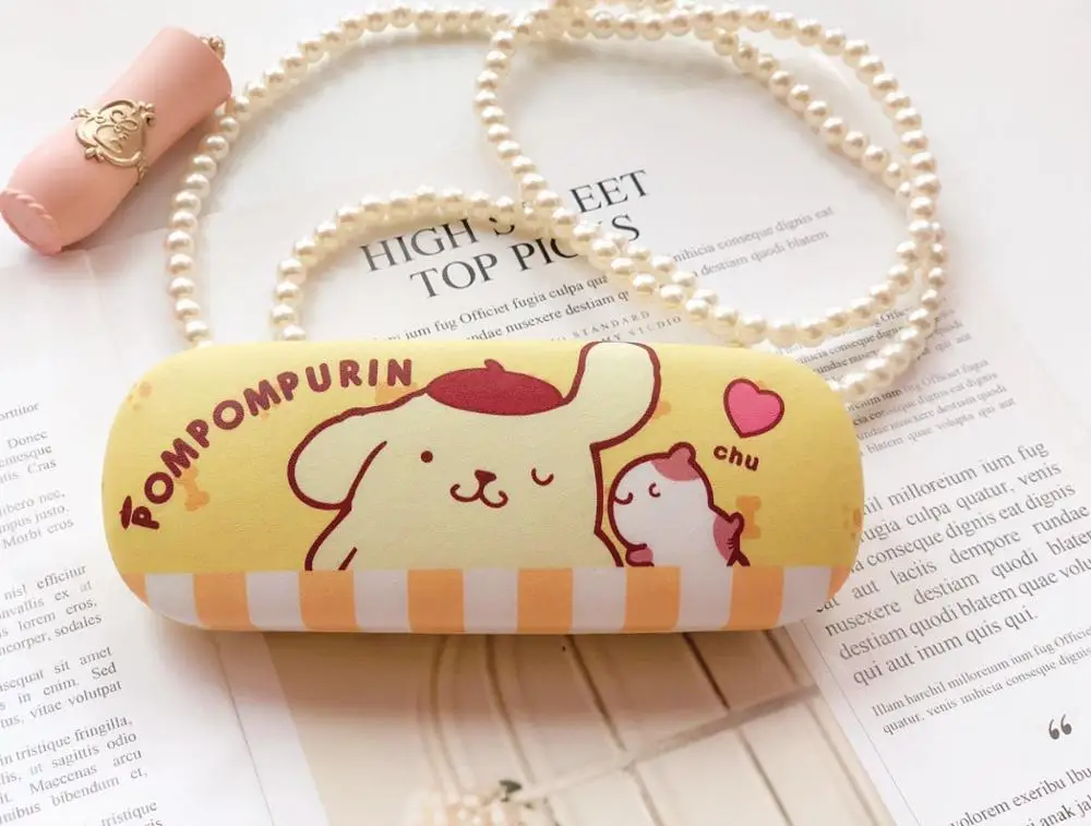 K Дизайн, мультяшный Чехол для очков hello kitty для леди, детский держатель, металлическая коробка для очков, защитная коробка для очков My Melody - Цвет: K
