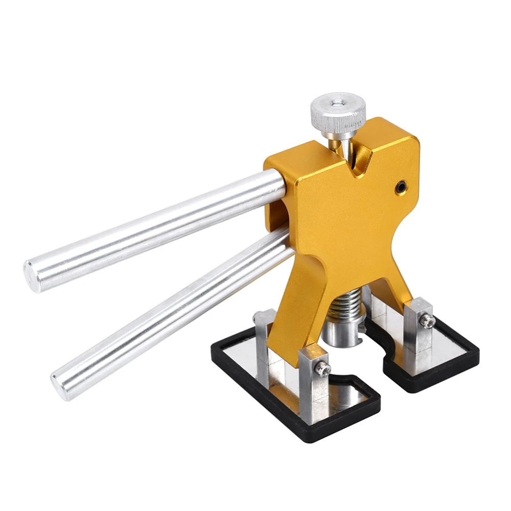 Car Paintless Dent Repair Tools Dent Removal with 18X Puller Tabs Gold Lifter Hand Tool Kit with 100W Glue Gun