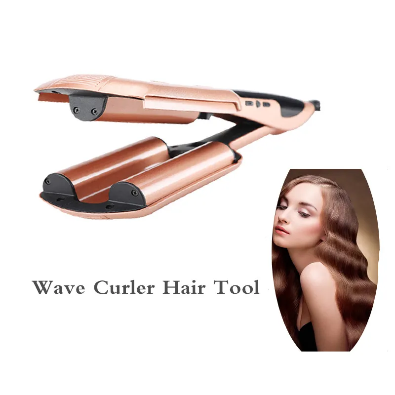 

Ceramic Hair Curler Korean wave Infrared Fast Heat Salon Wave Curling Styling Home Travel Use Recommended by the star